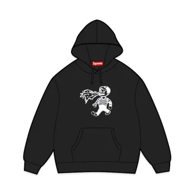 Supreme x Homerun Hooded Sweatshirt "Black"