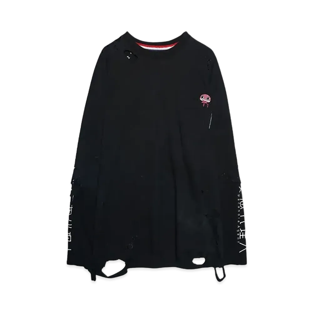 SEVESKIG Vintage L/S Tee Shirt Ver, Maromi "BLACK"