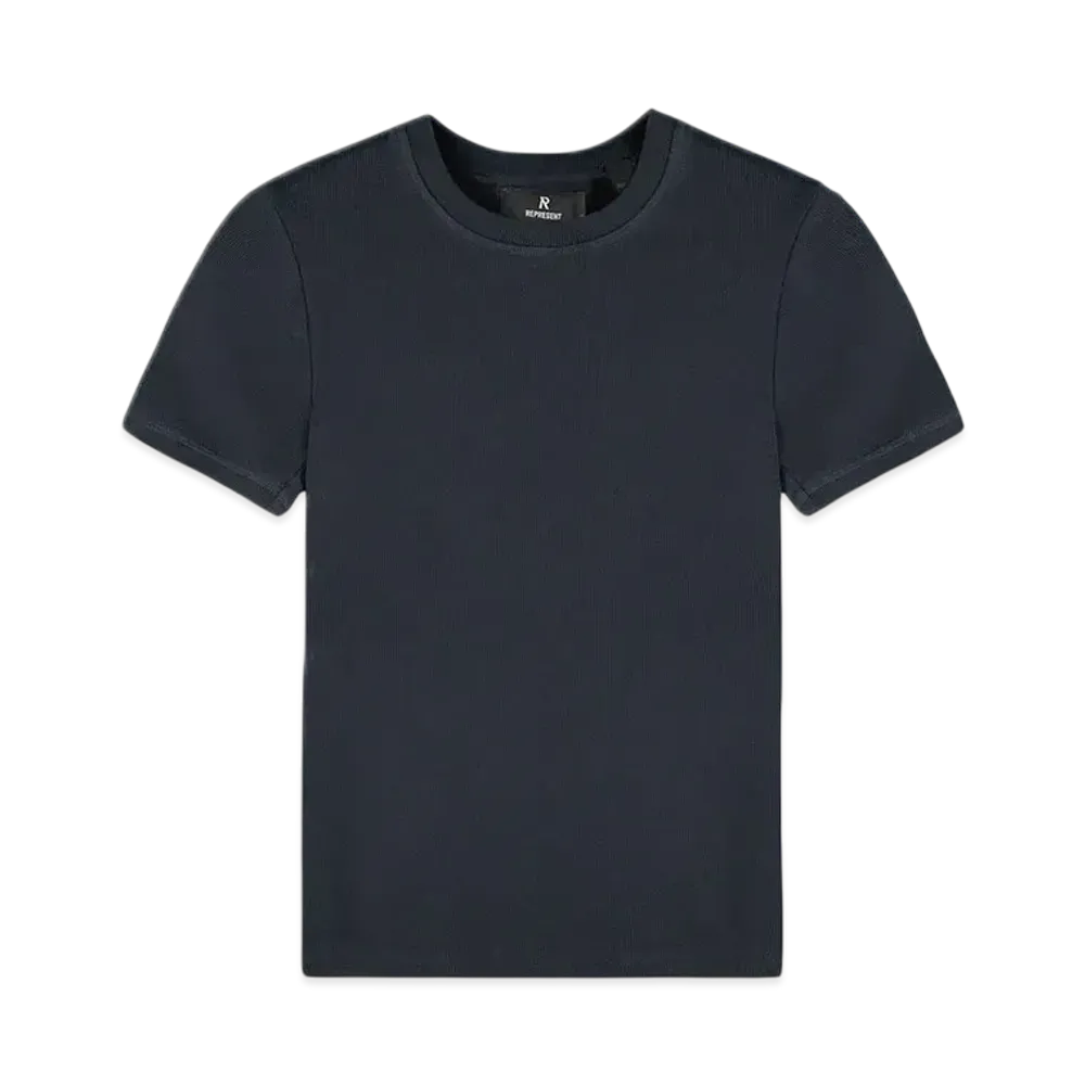 REPRESENT Initial Rib Baby T-Shirt "Washed Black"