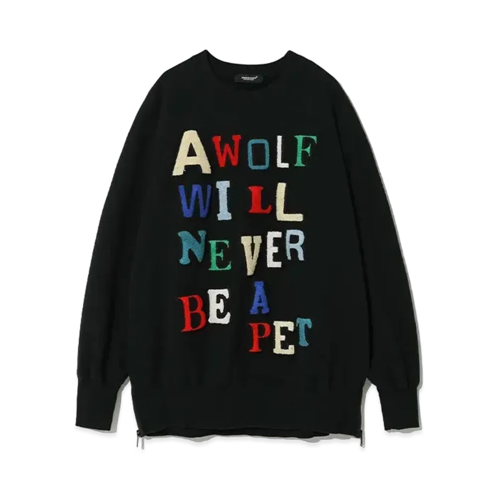 UNDERCOVER Cotton Sweatshirt Pullover "Black"