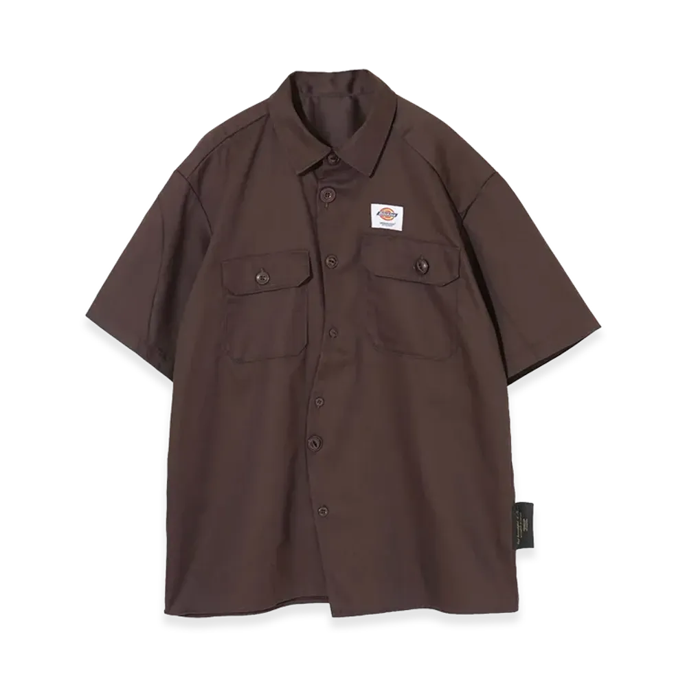 UNDERCOVER x Dickies Polyester Cotton Work Shirt "Brown"