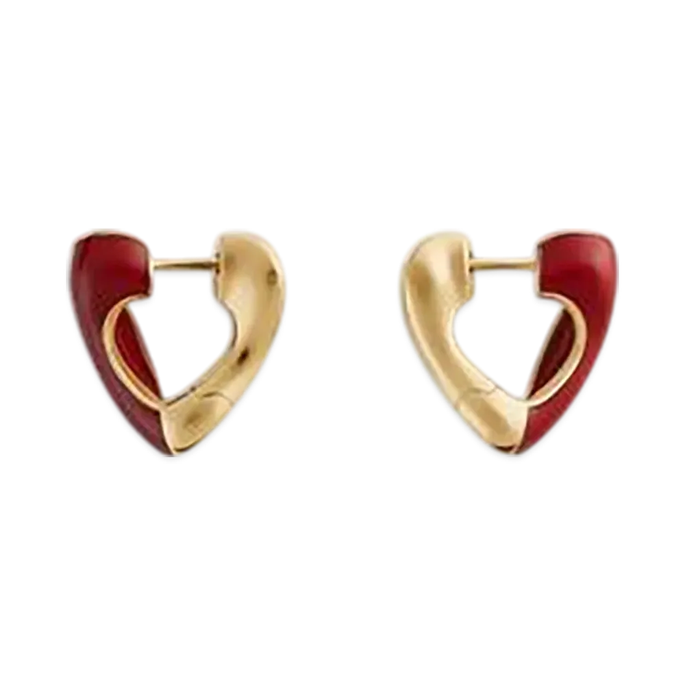 Bottega Veneta Cards Earrings "Syrup"