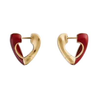 Bottega Veneta Cards Earrings "Syrup"