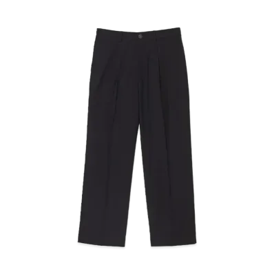 N.HOOLYWOOD Wide Tapered Easy Slacks "Navy"
