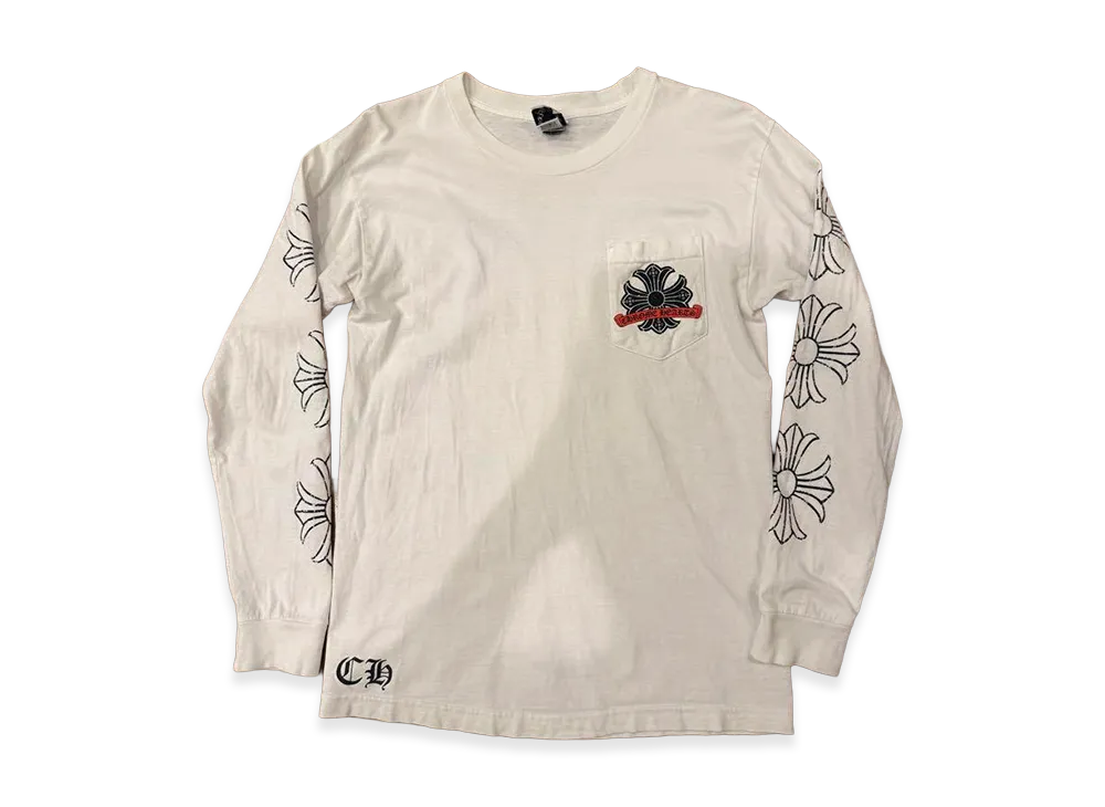Chrome Hearts Horseshoe CH Plus L/S T-Shirt "White"
