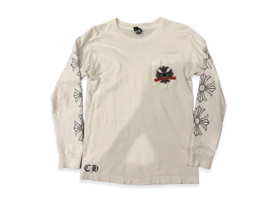 Chrome Hearts Horseshoe CH Plus L/S T-Shirt "White"