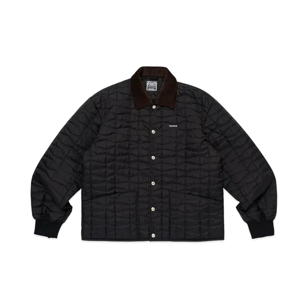 Wasted Youth Quilt Puff Jacket "Black"