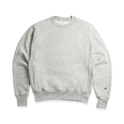 Champion Reverse Weave Crew Neck Sweat Bigsize "Ox.Gray"
