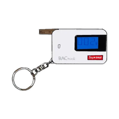 Supreme x BACtrack Go Keychain "White"