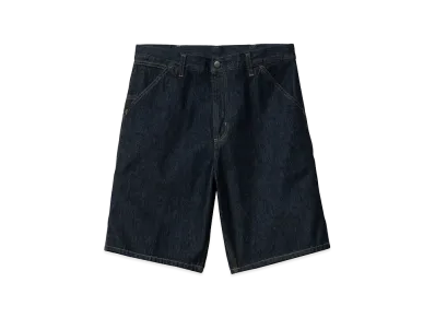 Carhartt WIP Single Knee Short "Blue(Rinsed)"