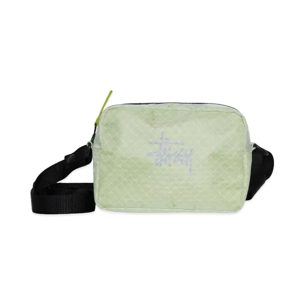 Stussy Ripstop Overlay Side Pouch "Lime"