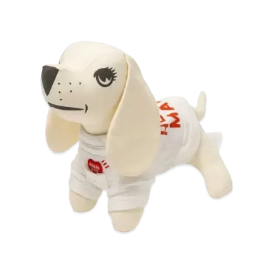 HUMAN MADE Dachshund Stuffed Animal "White"