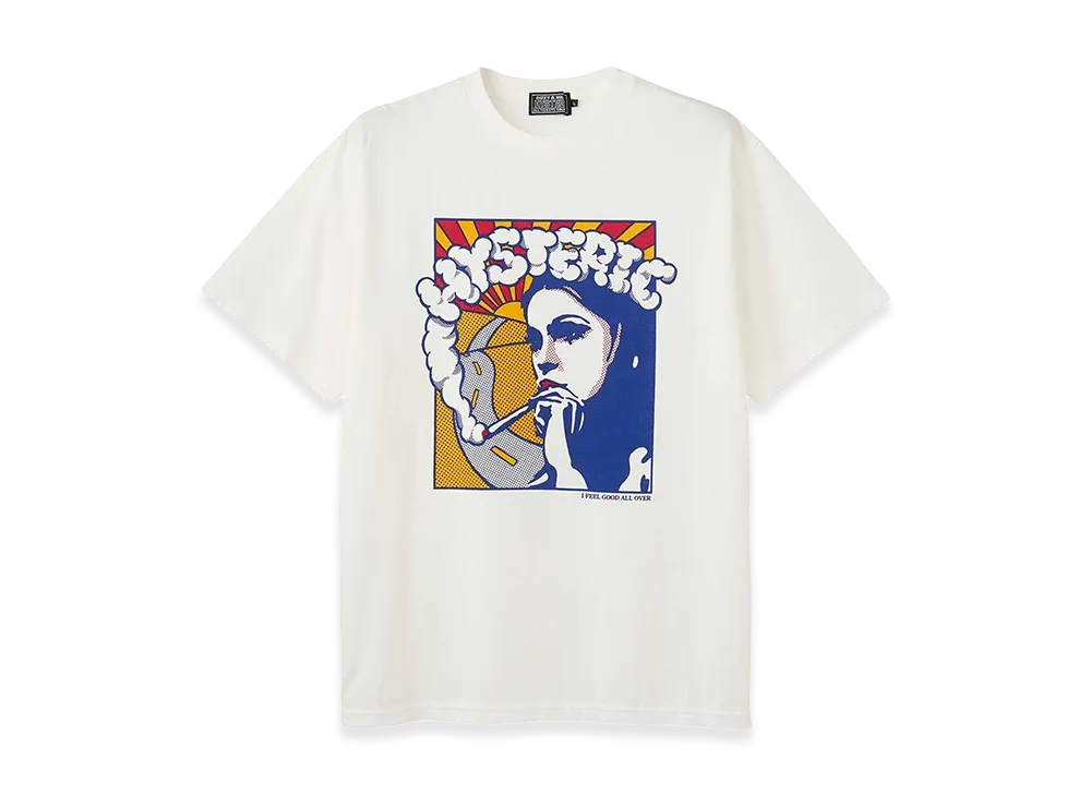 HYSTERIC GLAMOUR Smokers Field T-Shirt "White"