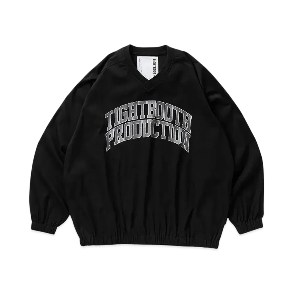 TIGHTBOOTH College Wind Shirt "Black"