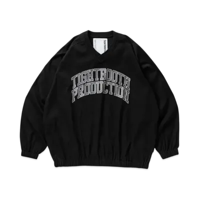 TIGHTBOOTH College Wind Shirt "Black"