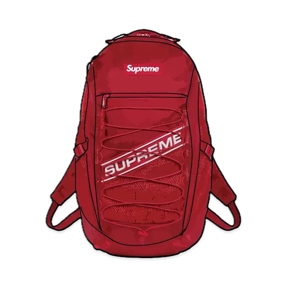 シュプリーム バックパック 2023FW "レッド"
