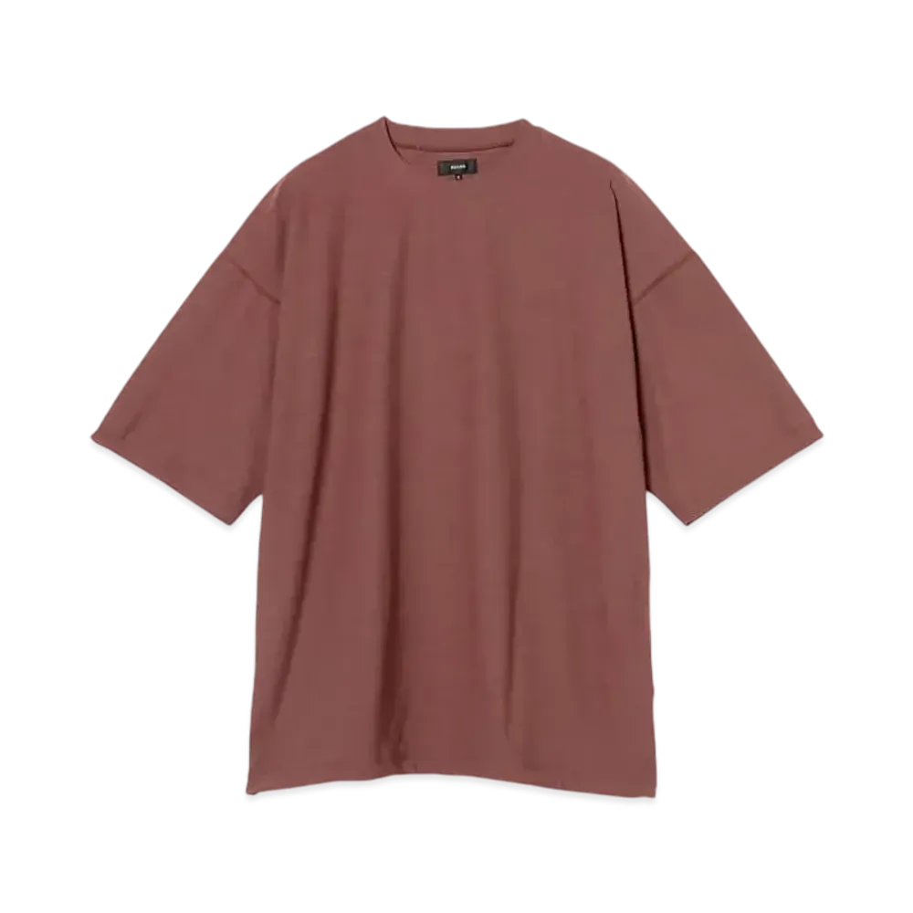 BEAMS Flat Seam Crew Neck Tee "Wine"