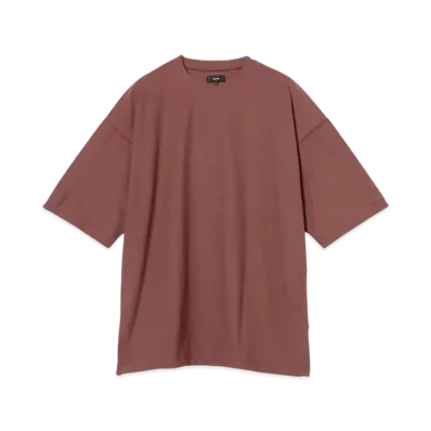BEAMS Flat Seam Crew Neck Tee "Wine"