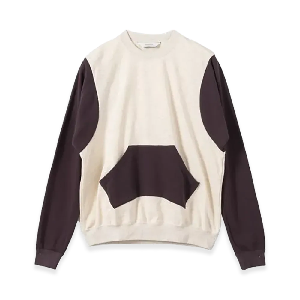 Sasquatchfabrix. 2Tone Crewneck Sweatshirt "Beige"
