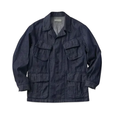 KURO Denim Army Jacket "Indigo"