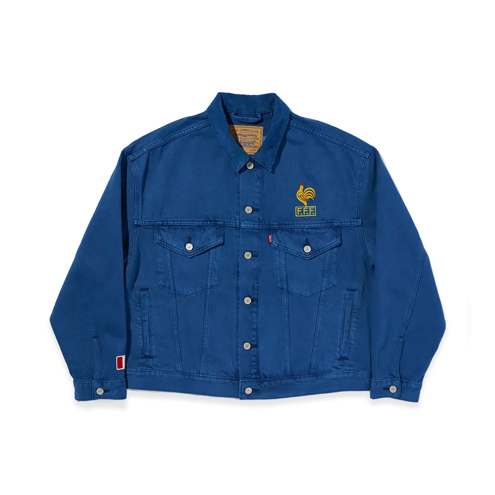 Levi's Soccer Collection France Type III Trucker Jacket "Blue"