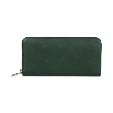 Paul Smith PS Drawing Round Zip Long Wallet "Green"
