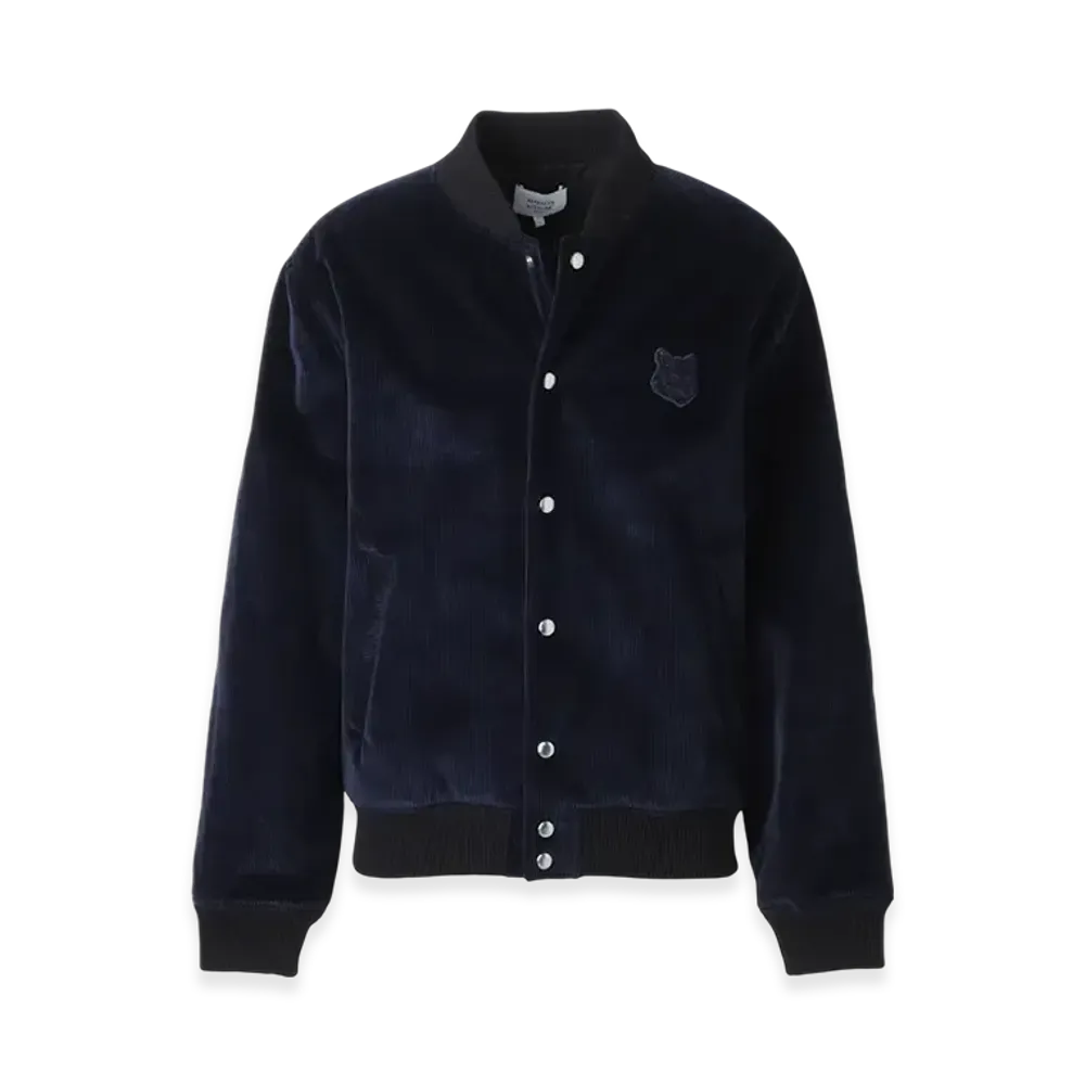 Maison Kitsune Teddy Blouson "Navy"