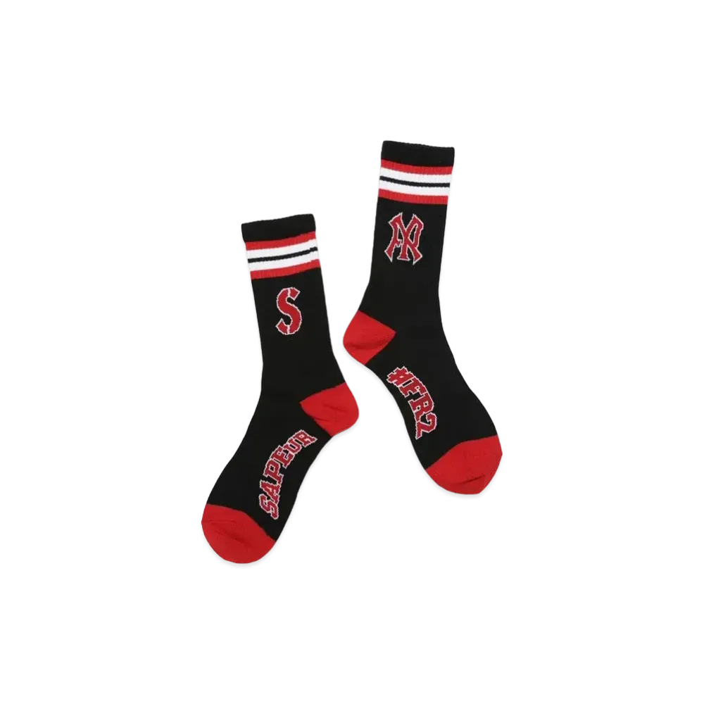 SAPEur x FR2 Socks "Black"