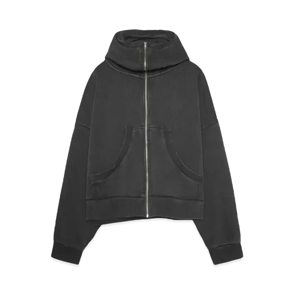 Entire Studios FULL ZIP "WASHED BLACK"