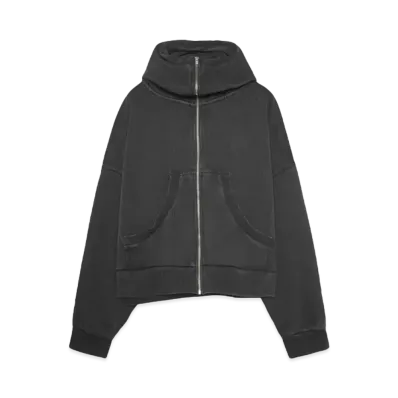 Entire Studios FULL ZIP "WASHED BLACK"
