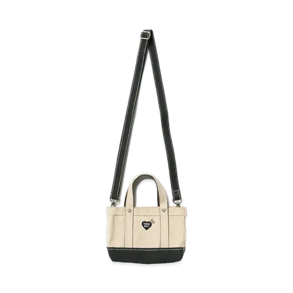 HUMAN MADE Heavy Canvas Mini Shoulder Tote "Navy"