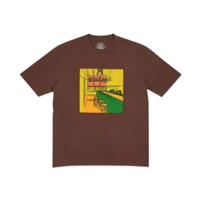 PALACE Scheisse Face T-Shirt "Brown"