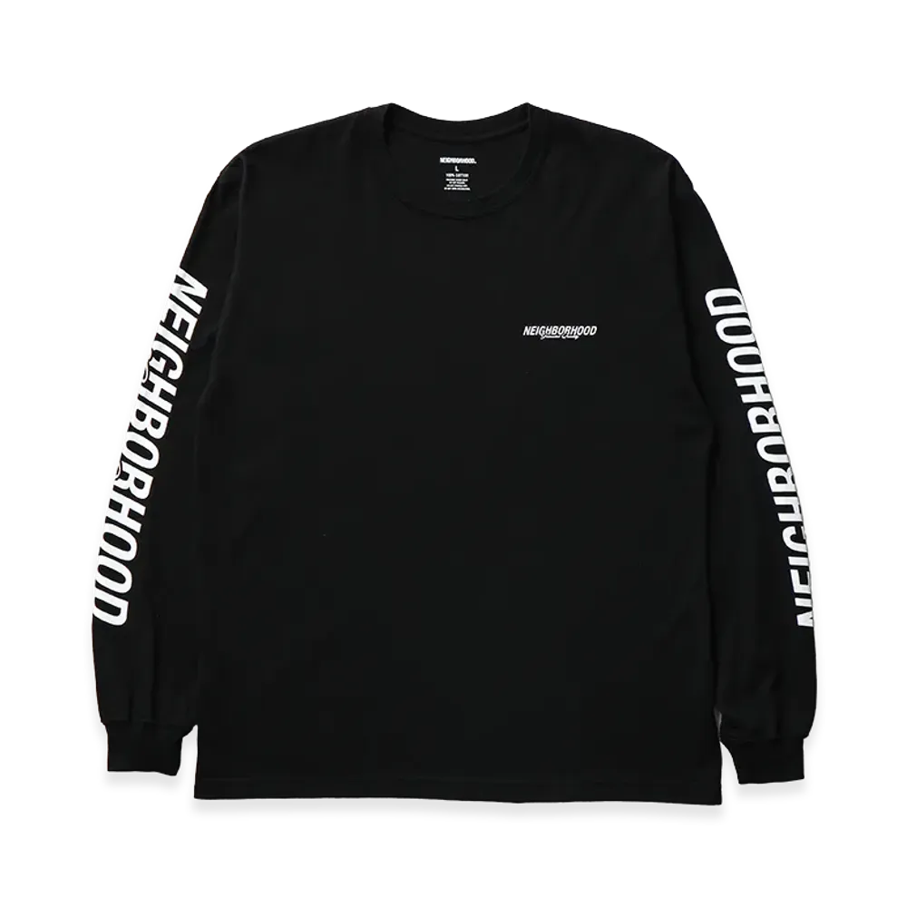 NEIGHBORHOOD NH . Tee LS-1 "Balck"