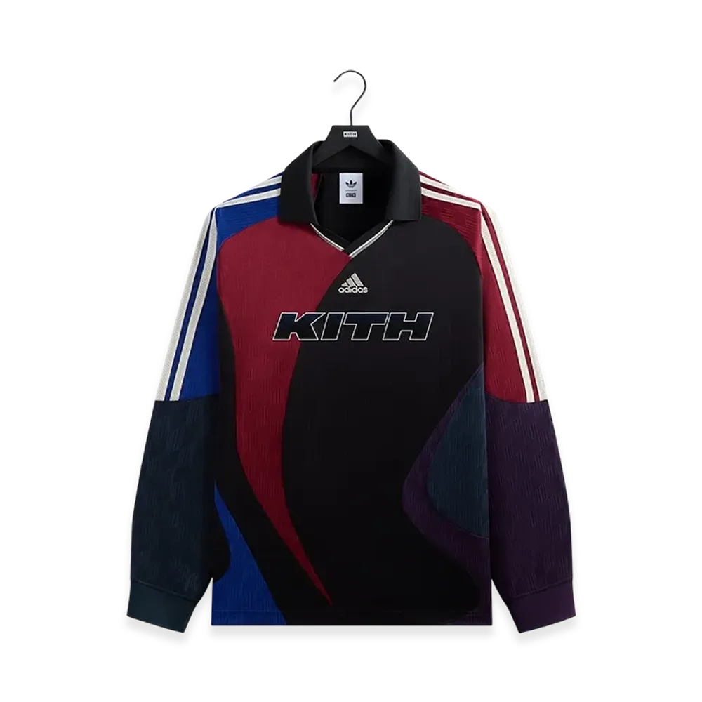 Kith x adidas Football Long Sleeve Soccer Jersey "Multi"