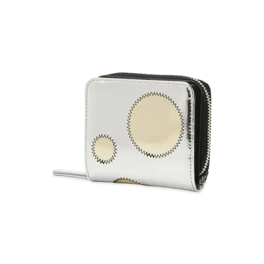 Yohji Yamamoto Y's DOT PATCHWORK LEATHER WALLET "Gold/Silver"