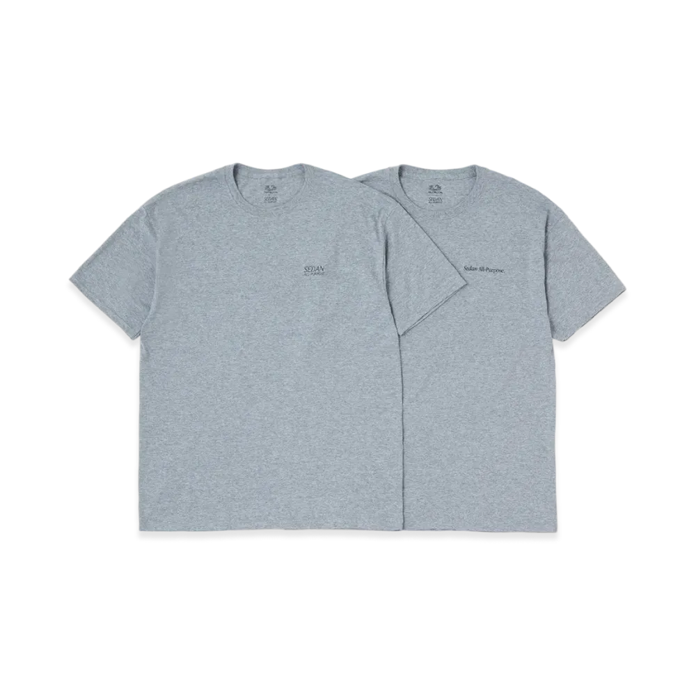SEDAN ALL-PURPOSE x FRUIT OF THE LOOM Pack Tee (2P) "Oxford"