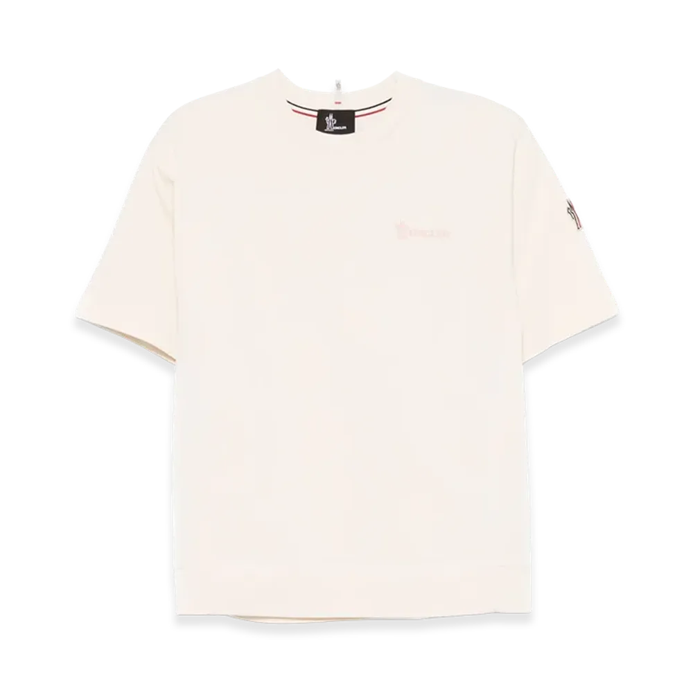 MONCLER Women's Grenoble Logo Cotton T-Shirt "White"