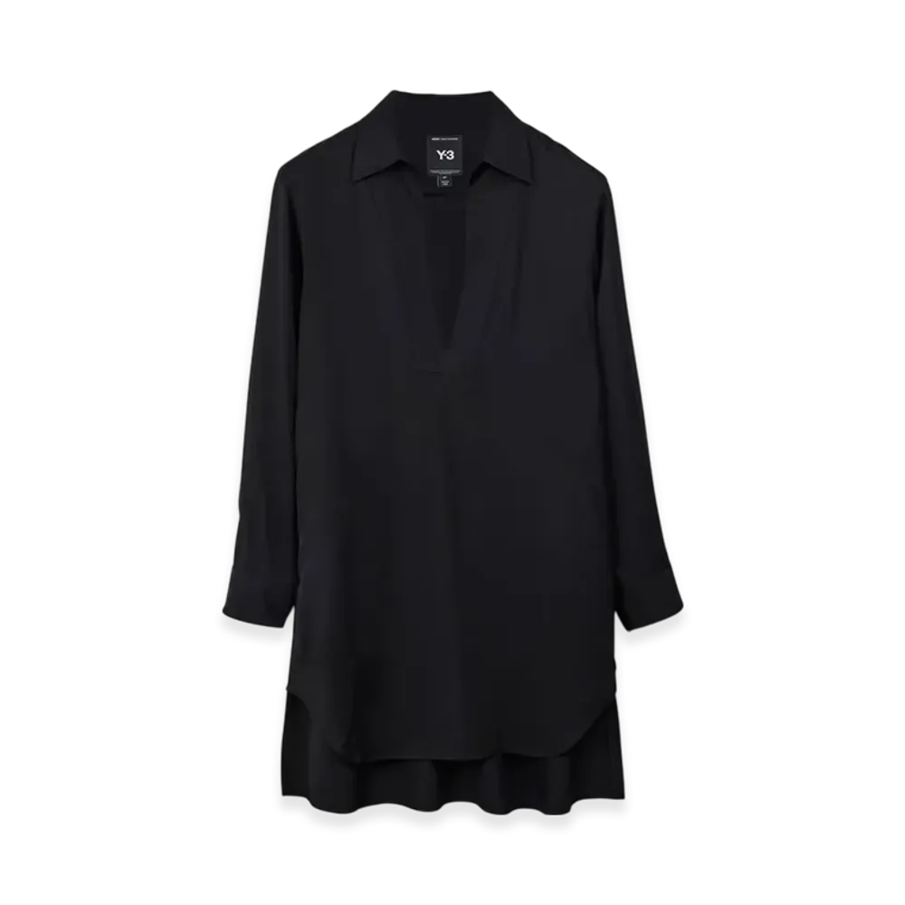 Y-3 Rayon Twill Shirt "Black"