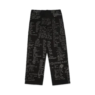 Supreme Gonz Poems Chino Pant "Black"