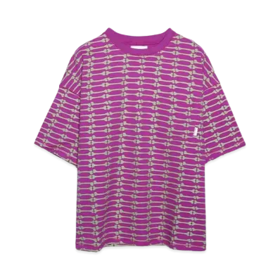 Student Apathy border tee "Purple"