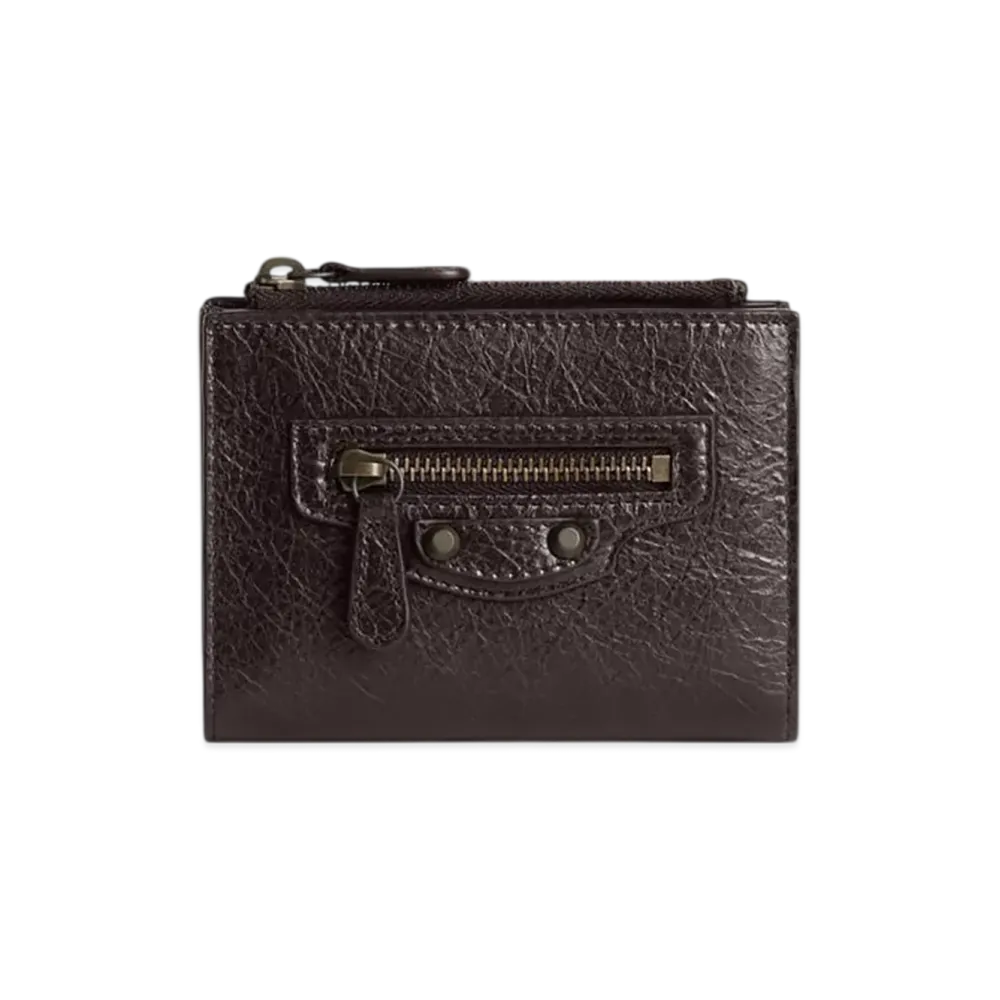 BALENCIAGA Le City Bi-fold Wallet "Brown"