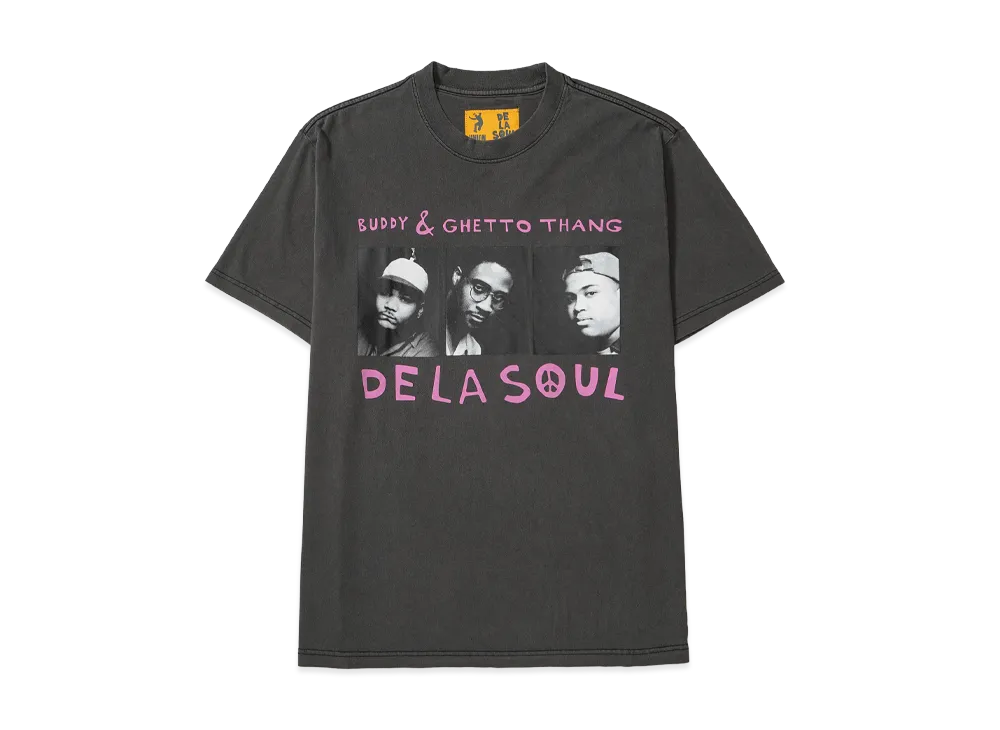 UNION x DE LA SOUL Buddy Tee "Vintage Black"