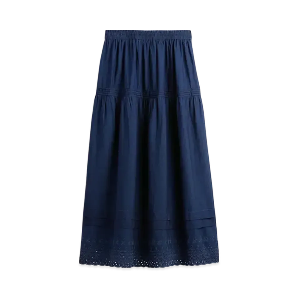 GAP x DOEN Midi Skirt "Medium Indigo"