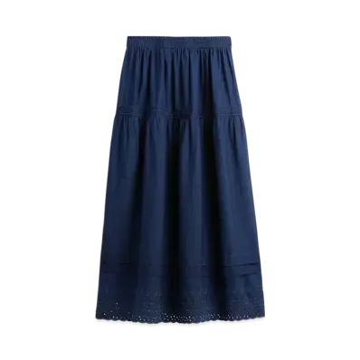 GAP x DOEN Midi Skirt "Medium Indigo"