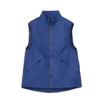 Goldwin Pertex Equilibrium Half Zip Vest (Unisex) "Deep Blue"