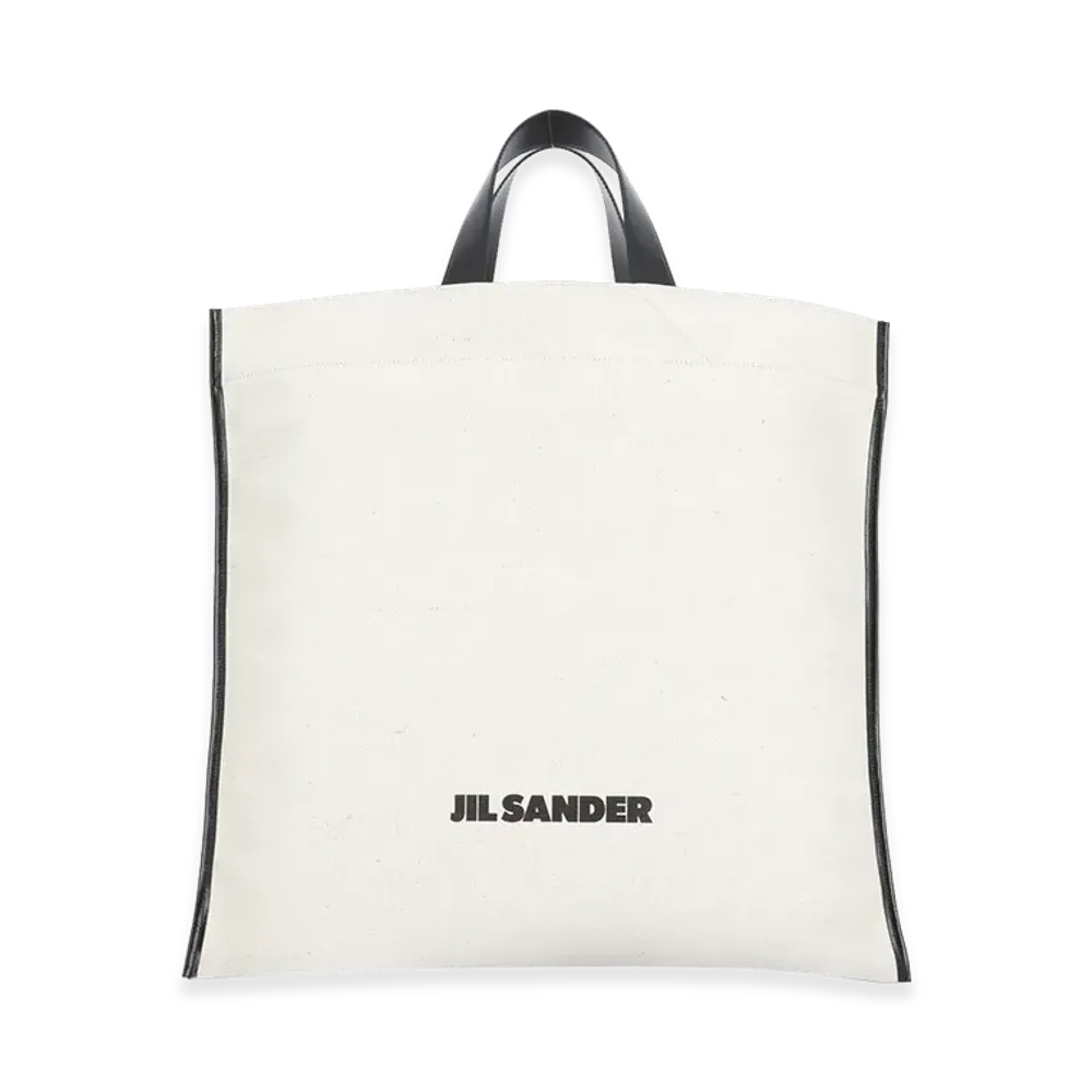Jil Sander Women's 'border Book Tote Square' Shopping Bag "White"