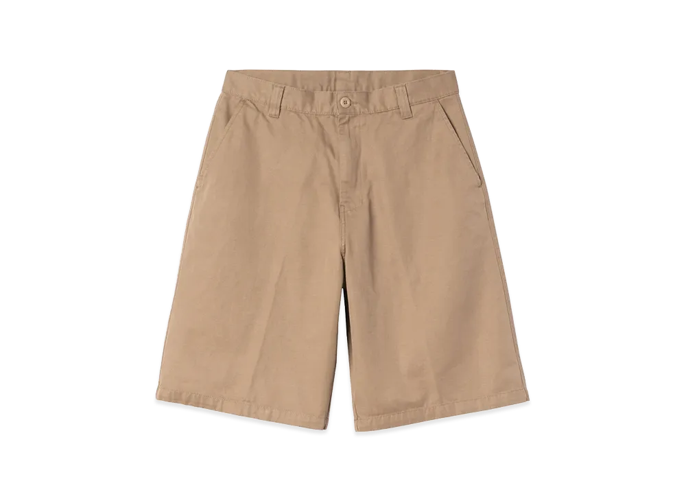 Carhartt WIP Brader Short "Leather/Rinsed"