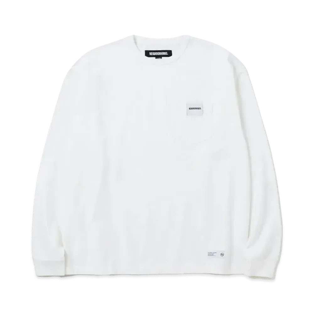 NEIGHBORHOOD Classic-P Crewneck LS "White"