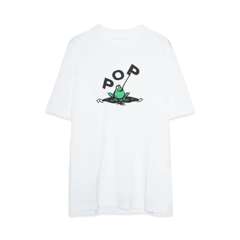 POP TRADING COMPANY frog t-shirt "WHITE"