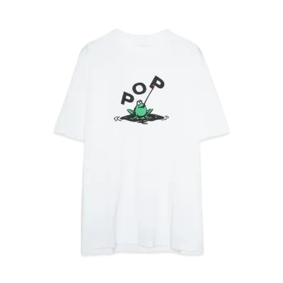 POP TRADING COMPANY frog t-shirt "WHITE"